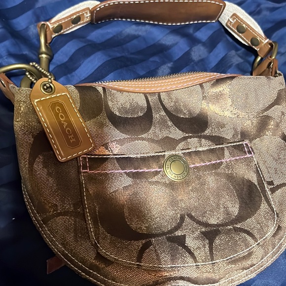 Coach small tie dye hand half or shoulder bag - Picture 1 of 8